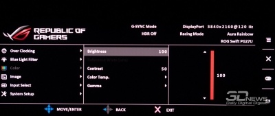 Новая статья: Обзор игрового 4К-монитора ASUS ROG Swift PG27UQ с 144 Гц и G-Sync HDR: покоритель новых вершин Новая статья: Обзор игрового 4К-монитора ASUS ROG Swift PG27UQ с 144 Гц и G-Sync HDR: покоритель новых вершин