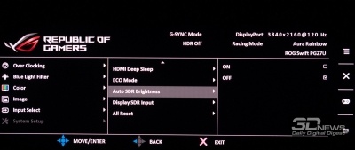 Новая статья: Обзор игрового 4К-монитора ASUS ROG Swift PG27UQ с 144 Гц и G-Sync HDR: покоритель новых вершин Новая статья: Обзор игрового 4К-монитора ASUS ROG Swift PG27UQ с 144 Гц и G-Sync HDR: покоритель новых вершин