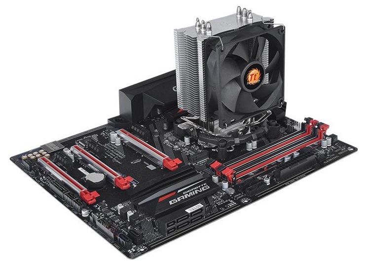 Кулер Thermaltake Contac 9 подходит для процессоров AMD и Intel
