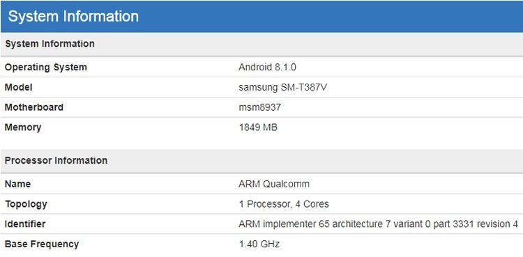 Samsung проектирует планшет Galaxy Tab на платформе Snapdragon 430