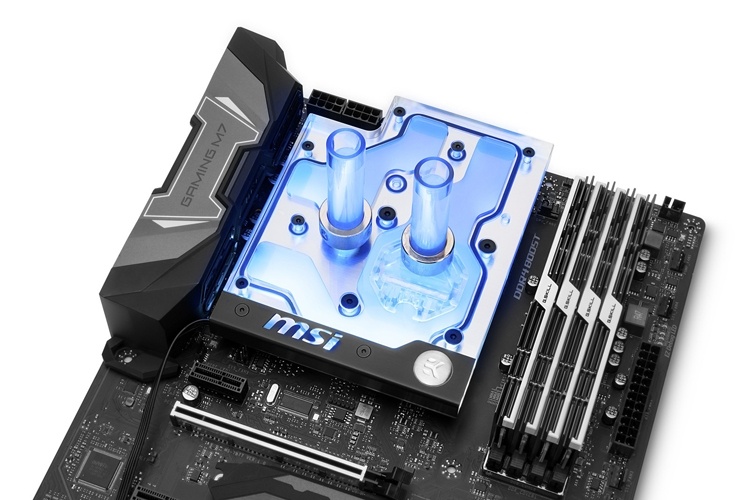 Новый водоблок EK Water Blocks рассчитан на плату MSI X470 Gaming M7