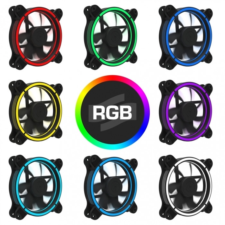 SilentiumPC Sigma Pro Corona RGB 120 Kit: комплект вентиляторов с подсветкой