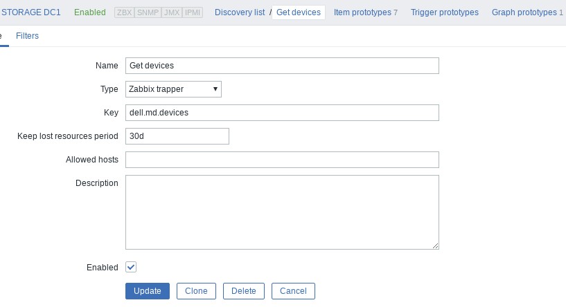 Zabbix: мониторинг дисковых хранилищ DELL MD36XX - 2