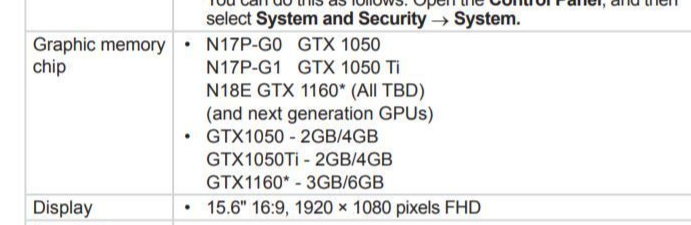 Lenovo проговорилась о видеокарте GeForce GTX 1160