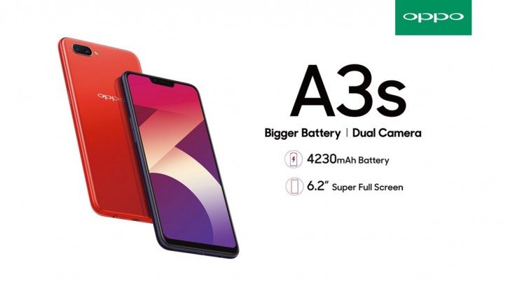 Oppo A3s — недорогой смартфон с огромным современным экраном и огромным аккумулятором