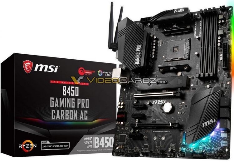 Опубликованы изображения материнских плат ASRock, ASUS, Gigabyte и MSI на чипсете AMD B450 Опубликованы изображения материнских плат ASRock, ASUS, Gigabyte и MSI на чипсете AMD B450