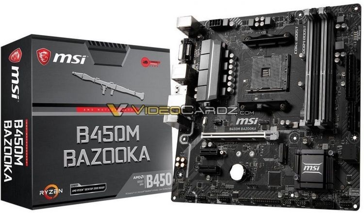 Опубликованы изображения материнских плат ASRock, ASUS, Gigabyte и MSI на чипсете AMD B450