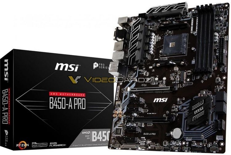 Опубликованы изображения материнских плат ASRock, ASUS, Gigabyte и MSI на чипсете AMD B450 Опубликованы изображения материнских плат ASRock, ASUS, Gigabyte и MSI на чипсете AMD B450