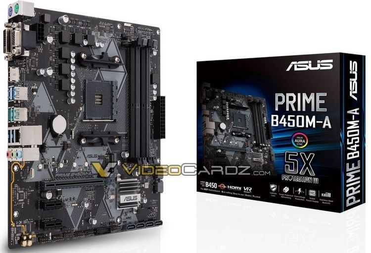 Опубликованы изображения материнских плат ASRock, ASUS, Gigabyte и MSI на чипсете AMD B450