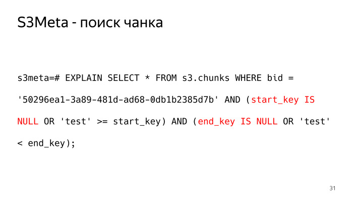 Метаданные S3 в PostgreSQL. Лекция Яндекса - 14