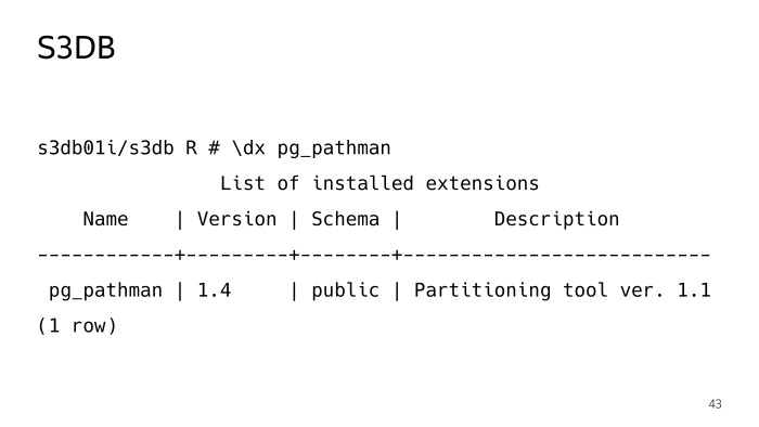 Метаданные S3 в PostgreSQL. Лекция Яндекса - 24