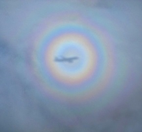 Симптом глаукомы — гало эффект (радужные круги