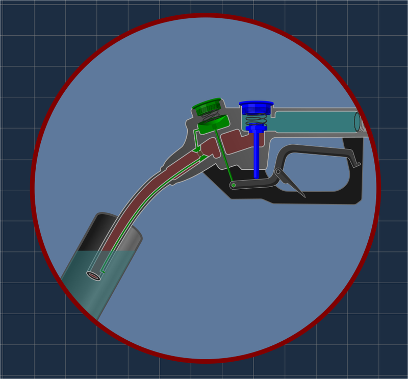 Как пистолет на заправке “узнает”, что бензобак полон?