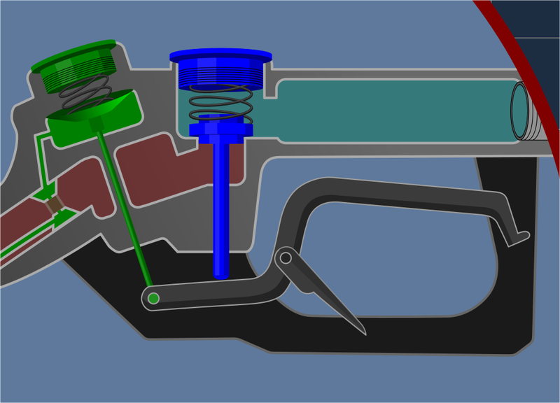 Как пистолет на заправке “узнает”, что бензобак полон?