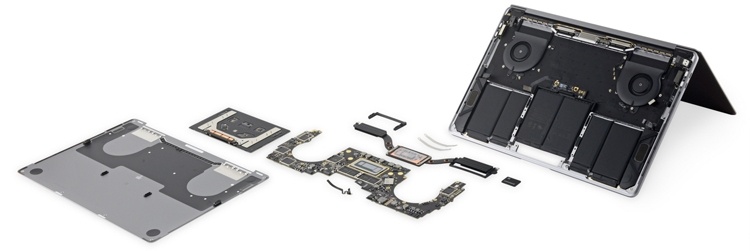 Новые ноутбуки Apple MacBook Pro признаны совершенно неремонтопригодными