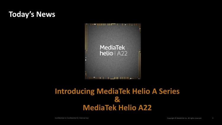 MediaTek запустила новую серии процессоров Helio A и рассказала подробнее об A22 MediaTek запустила новую серии процессоров Helio A и рассказала подробнее об A22
