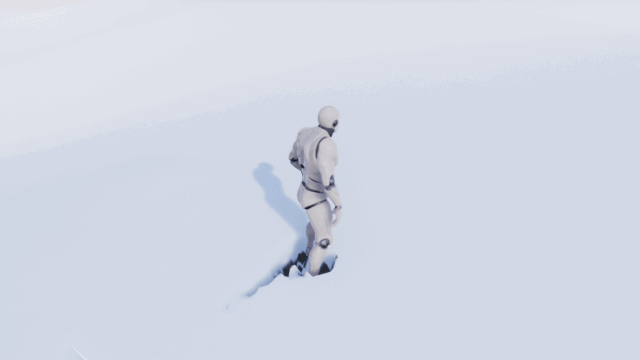 Создание следов на снегу в Unreal Engine 4 - 25