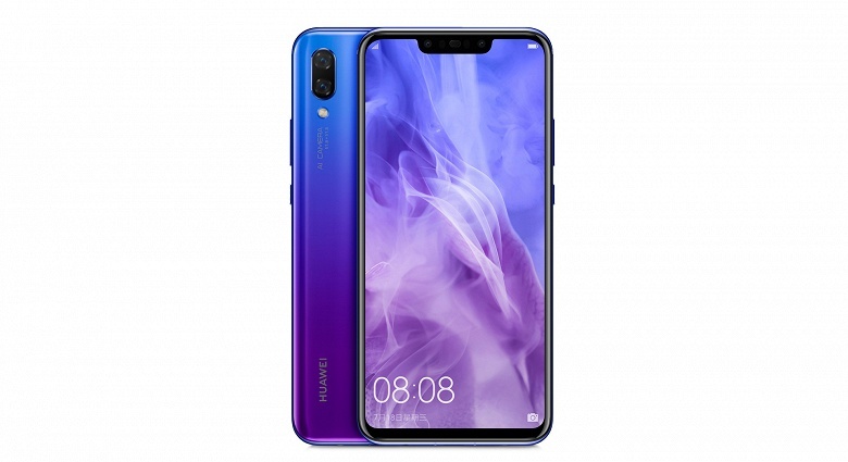 Смартфон Huawei Nova 3 с флагманской SoC Kirin 970 оценили в 445 долларов