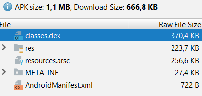 Уменьшение размера APK (в разумных пределах) - 4 Уменьшение размера APK (в разумных пределах) - 4