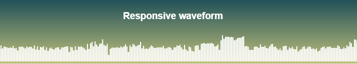 Адаптивный Waveform для вашего аудиосервиса - 1