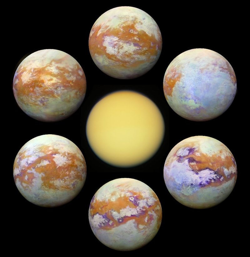 Загадочный спутник Сатурна — Титан: новые изображения