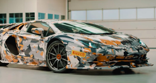 Lamborghini Aventador SVJ на Нюрбургринге: видео