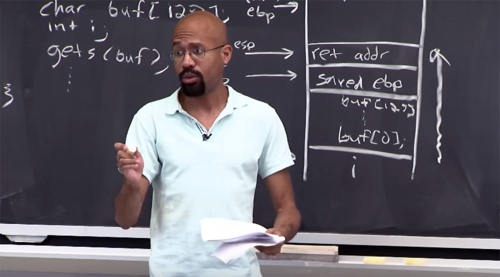 Курс MIT «Безопасность компьютерных систем». Лекция 2: «Контроль хакерских атак», часть 1 - 7 Курс MIT «Безопасность компьютерных систем». Лекция 2: «Контроль хакерских атак», часть 1 - 7