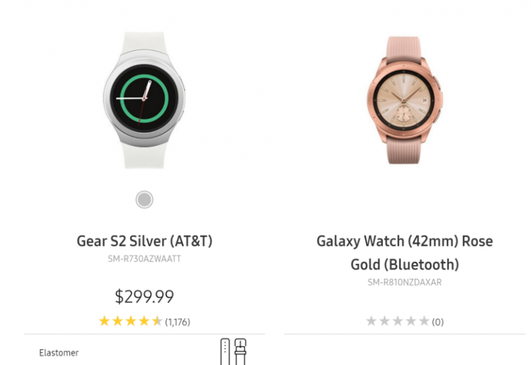 На сайте Samsung «засветились» смарт-часы Galaxy Watch