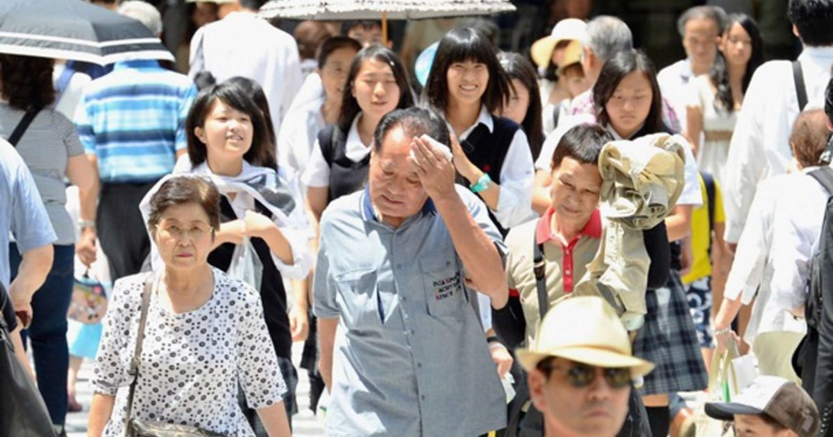 Японию накрыла рекордная жара