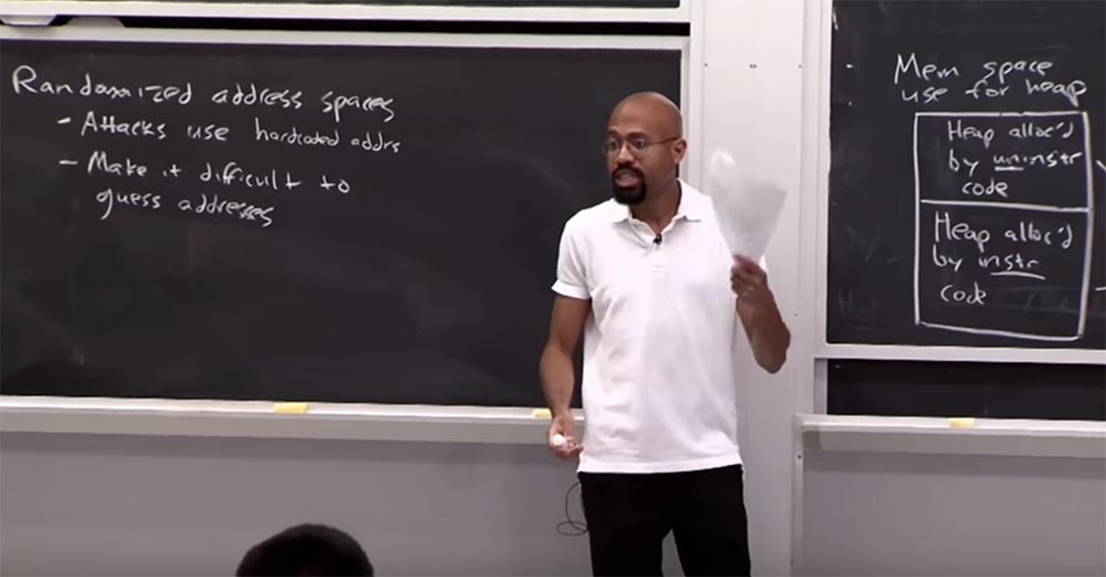 Курс MIT «Безопасность компьютерных систем». Лекция 3: «Переполнение буфера: эксплойты и защита», часть 2 - 3 Курс MIT «Безопасность компьютерных систем». Лекция 3: «Переполнение буфера: эксплойты и защита», часть 2 - 3