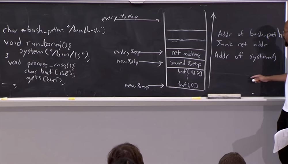 Курс MIT «Безопасность компьютерных систем». Лекция 3: «Переполнение буфера: эксплойты и защита», часть 2 - 8