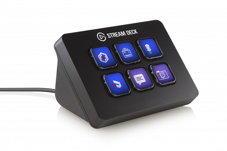 Студийный контроллер Elgato Stream Deck Mini оборудован шестью кнопками с жидкокристаллическими экранами - 1 Студийный контроллер Elgato Stream Deck Mini оборудован шестью кнопками с жидкокристаллическими экранами