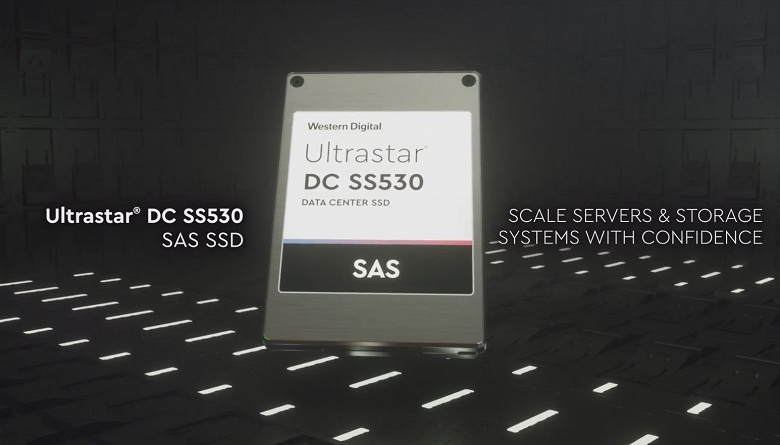 SSD UltraStar DC SS530: два порта SAS, объем до 15,36 ТБ, производительность — до 440 000 IOPS