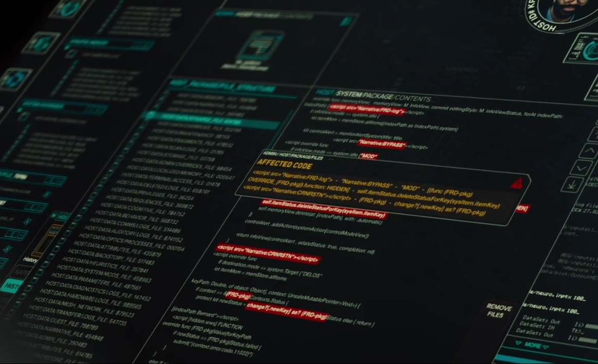 Немного об атрибутах хостов, клавиатуре, коде и СКС в сериале «Мир дикого Запада» (Westworld) - 16 image