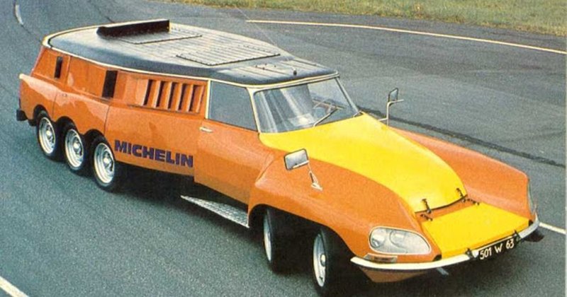 10-колёсный Citroёn: Michelin PLR