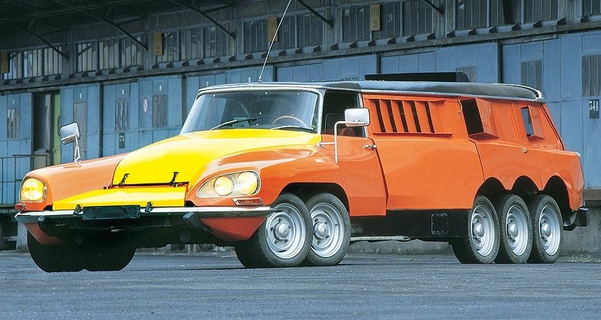 10-колёсный Citroёn: Michelin PLR