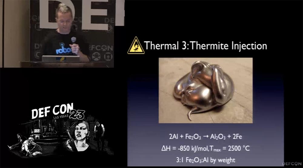 Конференция DEFCON 23. Как я потерял свой второй глаз, или дальнейшие исследования в области уничтожении данных. Часть 1 - 11 Конференция DEFCON 23. Как я потерял свой второй глаз, или дальнейшие исследования в области уничтожении данных. Часть 1 - 11