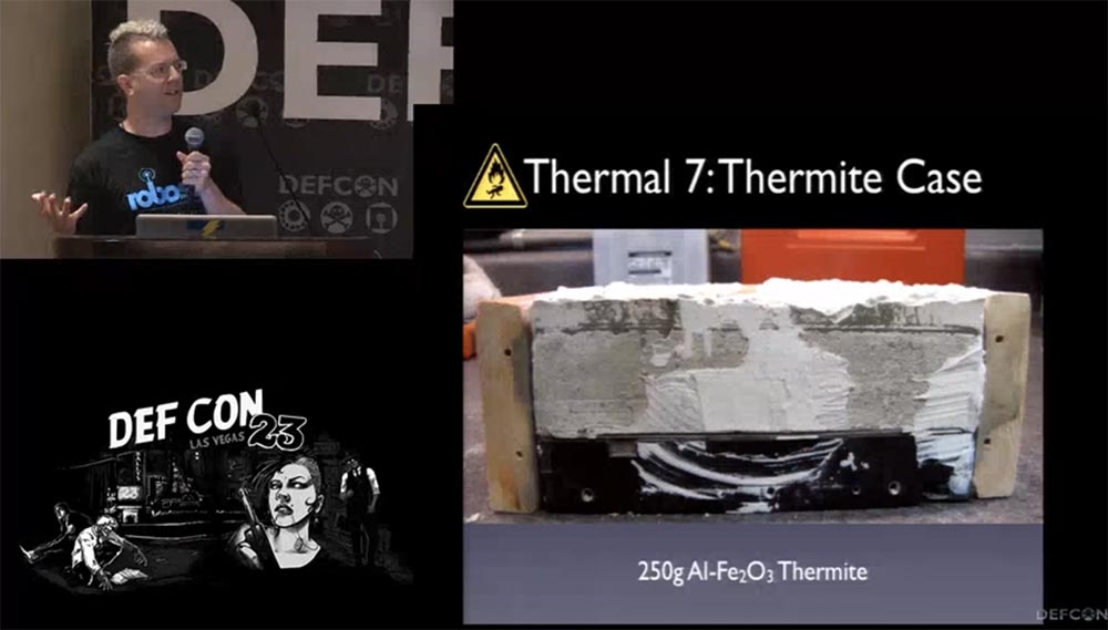 Конференция DEFCON 23. Как я потерял свой второй глаз, или дальнейшие исследования в области уничтожении данных. Часть 1 - 18 Конференция DEFCON 23. Как я потерял свой второй глаз, или дальнейшие исследования в области уничтожении данных. Часть 1 - 18