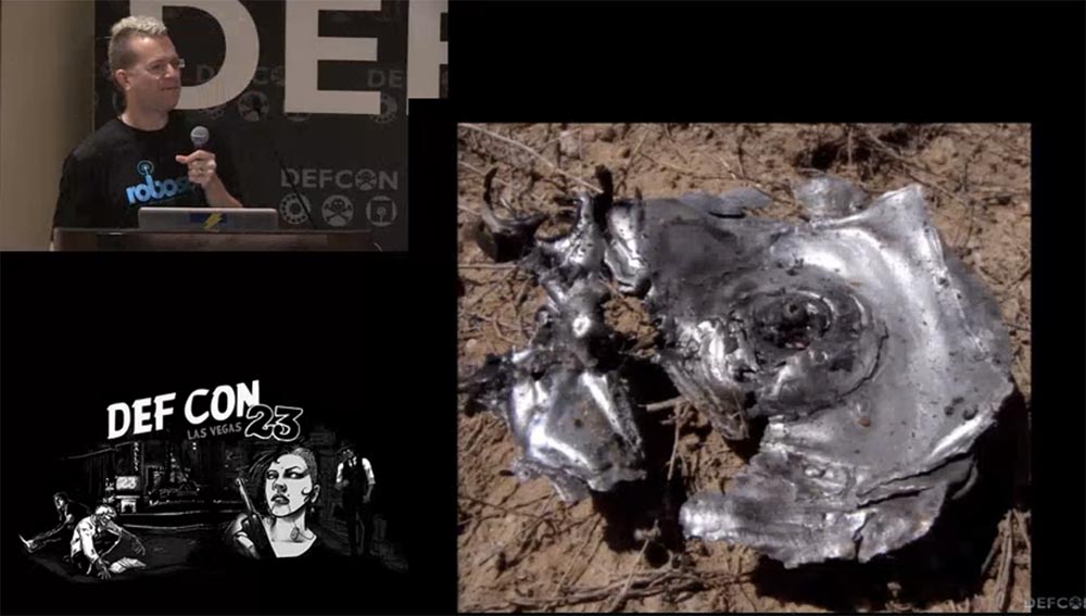 Конференция DEFCON 23. Как я потерял свой второй глаз, или дальнейшие исследования в области уничтожении данных. Часть 2 - 7 Конференция DEFCON 23. Как я потерял свой второй глаз, или дальнейшие исследования в области уничтожении данных. Часть 2 - 7