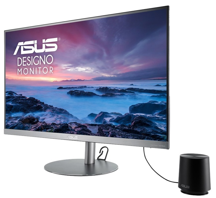 ASUS Designo MZ27AQL: тонкий монитор с аудиосистемой 2.1