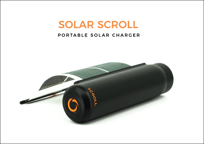Soul Solar Scroll — «солнечный свиток» для зарядки мобильных устройств