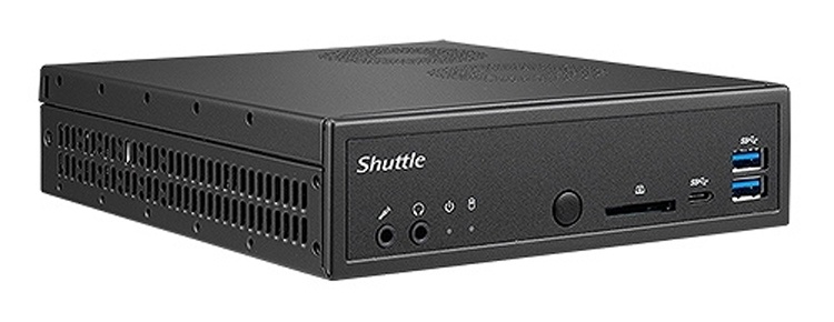 Неттоп Shuttle DH310 выполнен в корпусе объёмом 1,3 литра