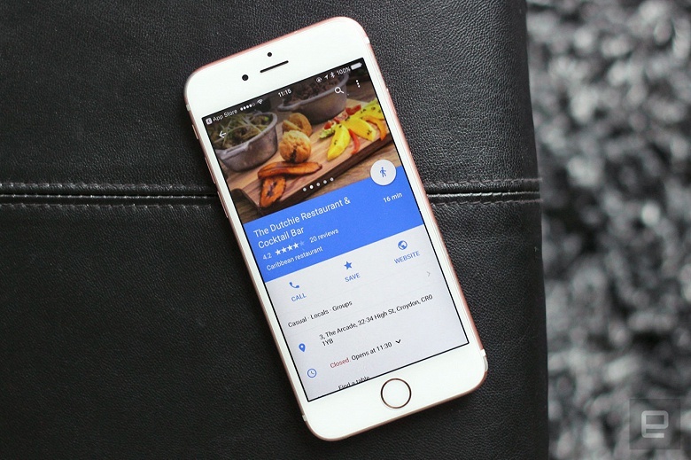 Google Maps для iOS теперь тоже может предсказать, насколько пользователю понравится ресторан