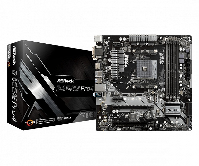 Представлены платы ASRock на чипсете AMD B450