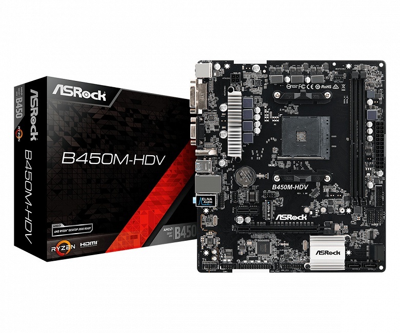 Представлены платы ASRock на чипсете AMD B450