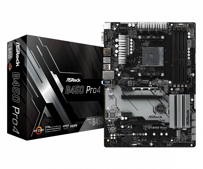 Представлены платы ASRock на чипсете AMD B450