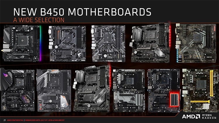 AMD B450: особенности нового чипсета для платформы AM4