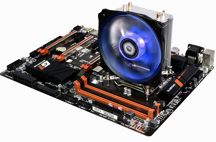 Кулер ID-Cooling SE-912i с синей или красной подсветкой рассчитан на чипы Intel Кулер ID-Cooling SE-912i с синей или красной подсветкой рассчитан на чипы Intel