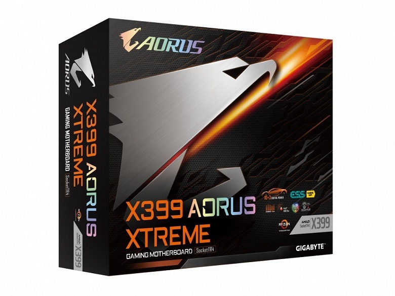 Плата Gigabyte X399 Aorus Extreme для процессоров AMD Ryzen Threadripper второго поколения стоит 500 долларов