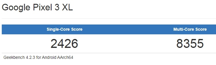 Бенчмарк раскрыл ключевые характеристики смартфона Google Pixel 3 XL